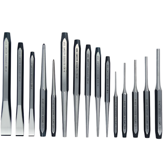 TRIDENT Punch and Chisel Set 16pc in EVA foam