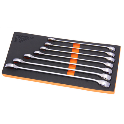 FRANKLIN GearF Grip4+ 7Pc 12pt XL Combination Spanner Set