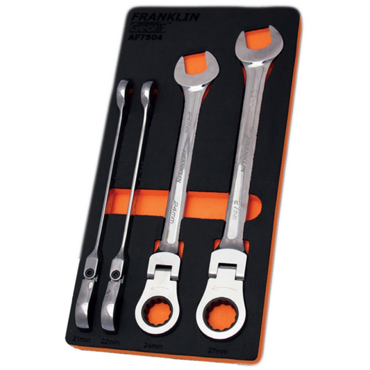 FRANKLIN GearF 12pt Flexi Ratchet Combination Spanner Individuals