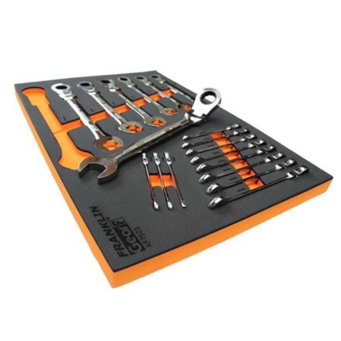 FRANKLIN GearF 18Pc Flex Head Ratchet Spanners Master Set