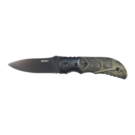 Whitby Camo Lock Knife 2.75"