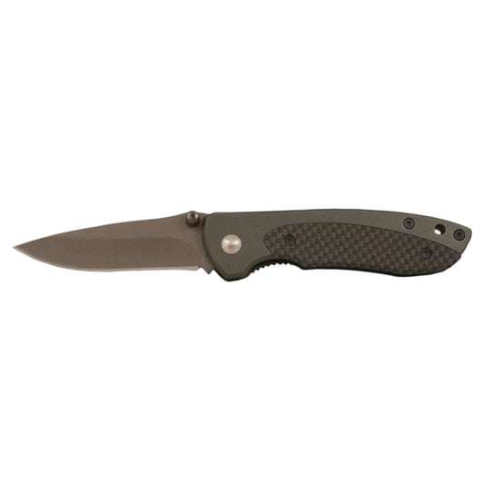Whitby Carbon Fibre Effect Lock Knife 2.5"