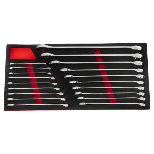 BOXO 19Pc Master XL Flank Drive Combination Spanner Set
