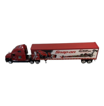 Snap-on 1:64 DOUGZILLA Freightliner Replica Bank / Drop-Bed Racing Trailer