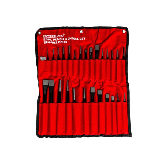 POWERHAND 28Pc Punch & Chisel Set