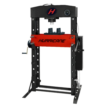 BUNDLE - 50T Hydraulic Press, Safety Guard, & Universal Press Support Set