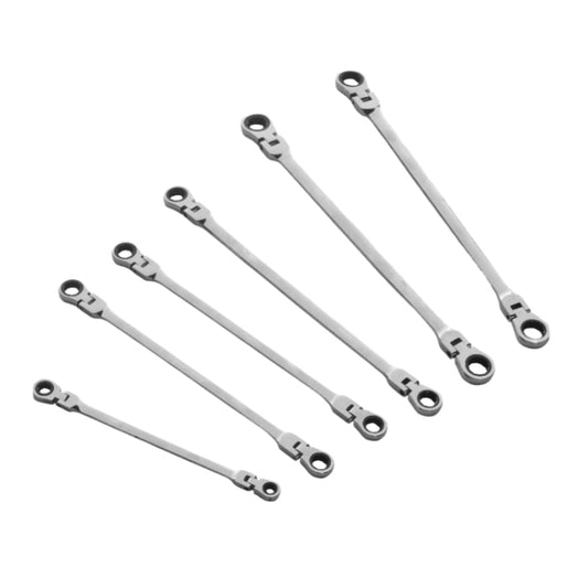POWERHAND 6 Pc XL Flex Head Ratcheting Spanner Set