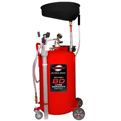 HURRICANE 80 Litre Oil Drain With Extraction