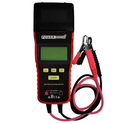 POWERHAND Battery Tester With Printer