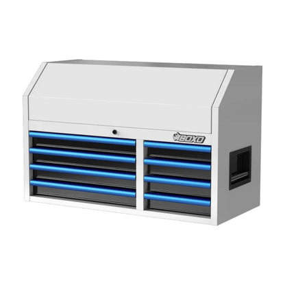 BOXO 41" White 8-Drawer Top Box (Trim colour options)