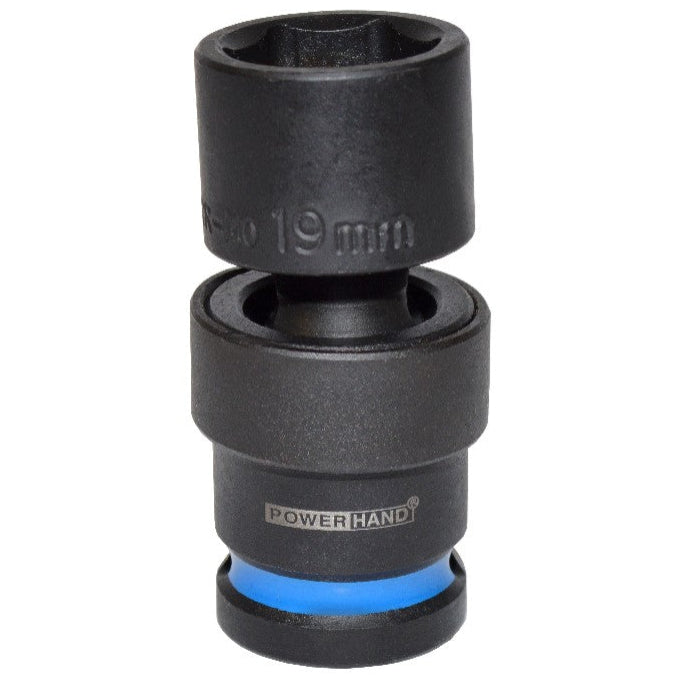 POWERHAND 1/2" Deep Swivel Impact Socket - Various Sizes Available