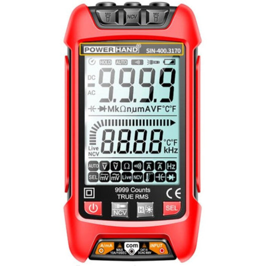 POWERHAND 1000V Digital Auto Range Smart Multimeter With NCV