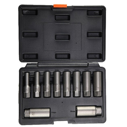 POWERHAND 10Pc Spiral Type Deep Bolt Extractor Set