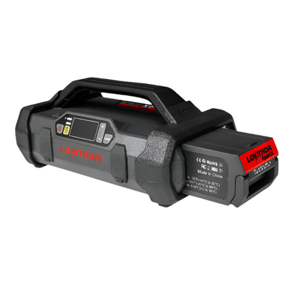 LOKITHOR 4-in-1 Jump Starter & Air Compressor with Interchangeable Battery Technology