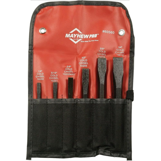 Mayhew 6pc Cold Chisel Kit
