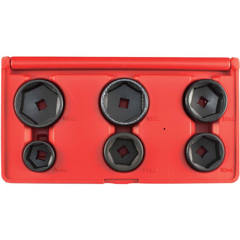 TRIDENT 6Pc Oil Filter Socket Set