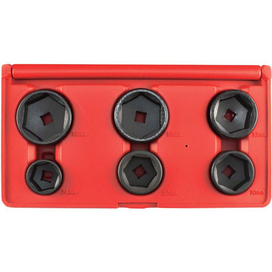 TRIDENT 6Pc Oil Filter Socket Set