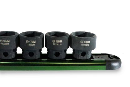 ToolTruck 14Pc 3/8" Socket Set Low Profile with Hex Shank (6mm - 19mm)
