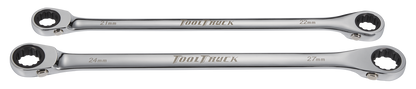 ToolTruck Double Box Ratchet Wrench XL Reversible 72T 22x21 & 24x27 in EVA Foam