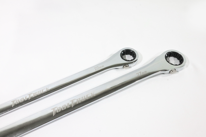 ToolTruck Double Box Ratchet Wrench XL Reversible 72T 22x21 & 24x27 in EVA Foam