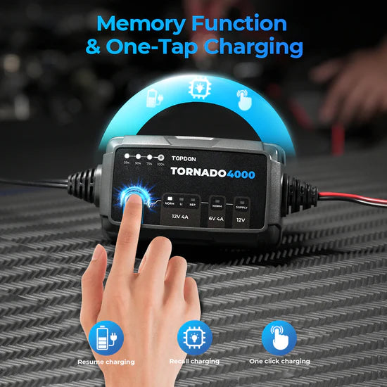 TOPDON Tornado4000 Battery Charger