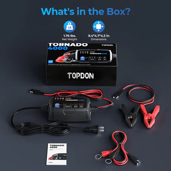 TOPDON Tornado4000 Battery Charger