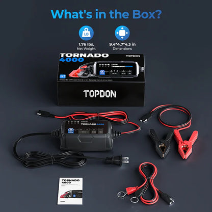 TOPDON Tornado4000 Battery Charger