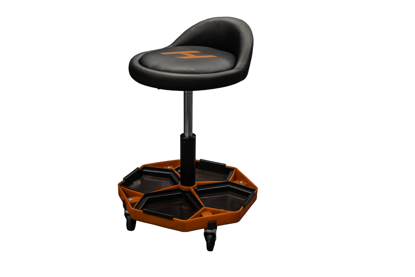 HURRICANE Adjustable Creeper Seat with Magnetic Tool Tray