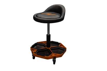 HURRICANE Adjustable Creeper Seat with Magnetic Tool Tray