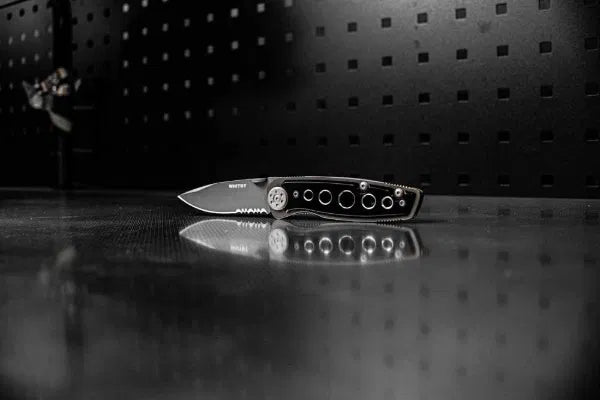 Whitby Black Gun Metal Lock Knife 2.5"