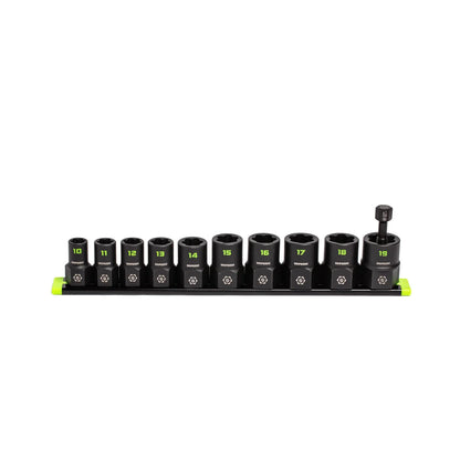 GripEdge 10Pc 3/8" RPT Metric Socket Extractor Set