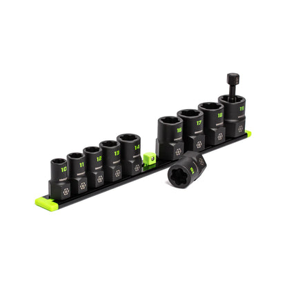 GripEdge 10Pc 3/8" RPT Metric Socket Extractor Set