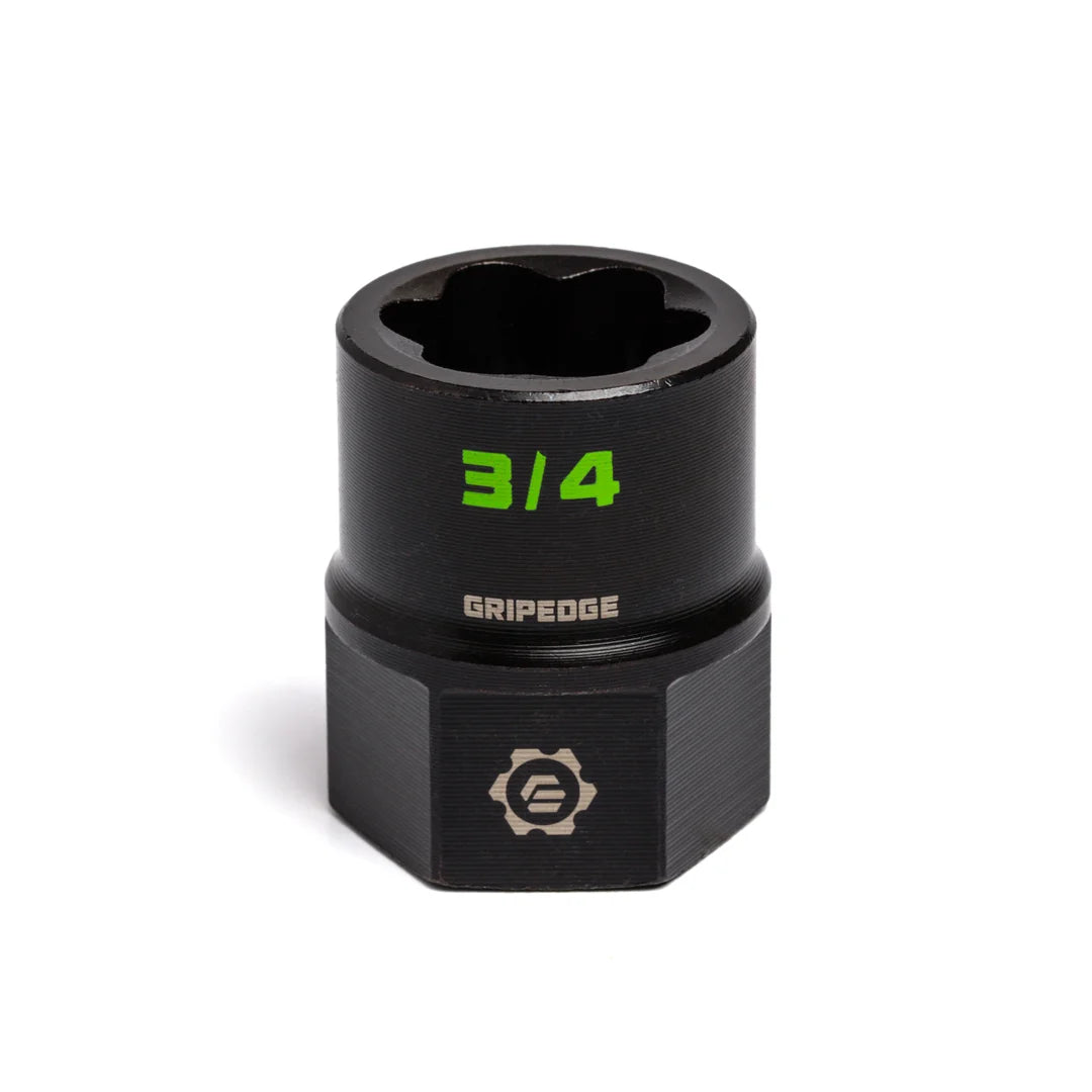GripEdge 3/8" SAE Socket Extractors (3/8" - 3/4")