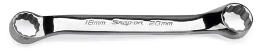 Snap-on 18–20 mm 12-Point Metric Flank Drive® Short 10° Offset Box Wrench