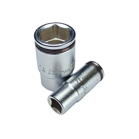 Ko-ken 1/4" Semi deep Nut Grip Socket Individuals