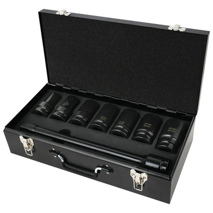 POWERHAND 8Pc 1" Deep Impact Socket Set