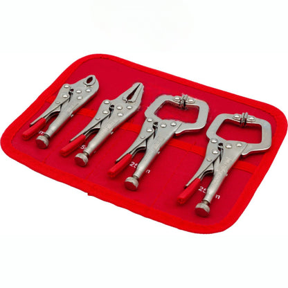 4Pc Mini Locking Plier Set