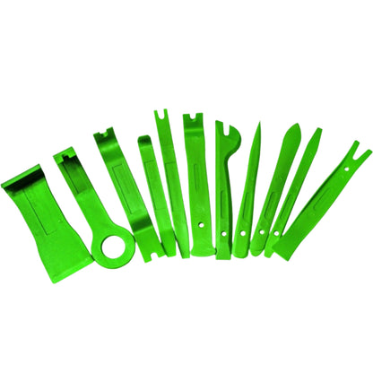 POWERHAND 11Pc Trim Removal Tool Set - High-Vis Green