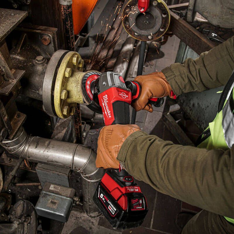 Milwaukee M18 FUEL™ 115mm Variable Speed & Braking Angle Grinder with Paddle Switch