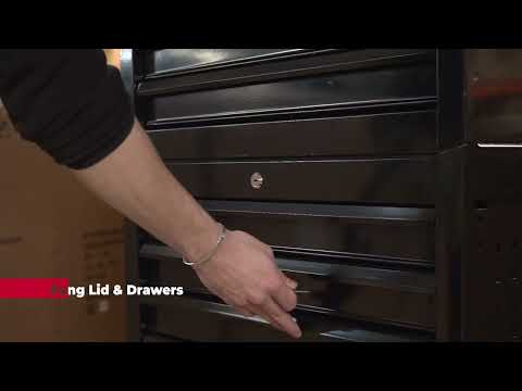 BOXO Black Series 27" 11 Drawer Toolbox Stack