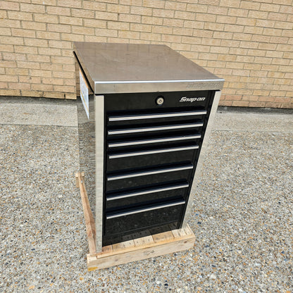 Snap-on 19" x 24" Seven Drawer Masters Series End Cab with Stainless Top