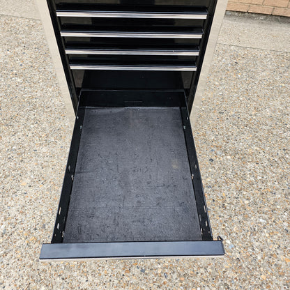 Snap-on 19" x 24" Seven Drawer Masters Series End Cab with Stainless Top
