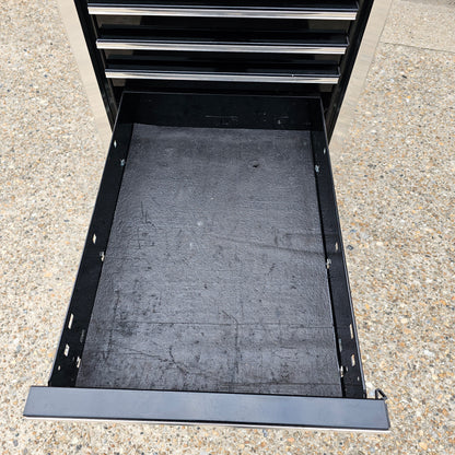 Snap-on 19" x 24" Seven Drawer Masters Series End Cab with Stainless Top