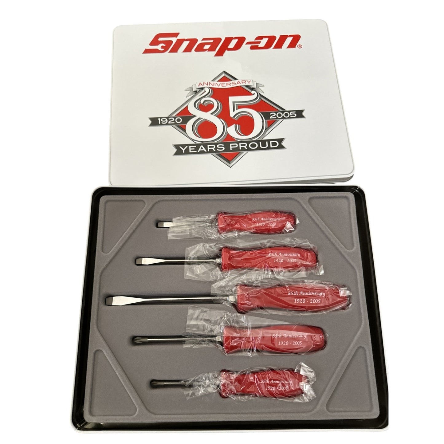 Snap-on 85th Anniversary 5Pc Screwdriver Set