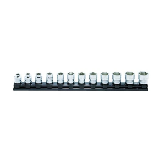 Ko-ken 3/8 Drive Extra Shallow Socket Set 7-19mm