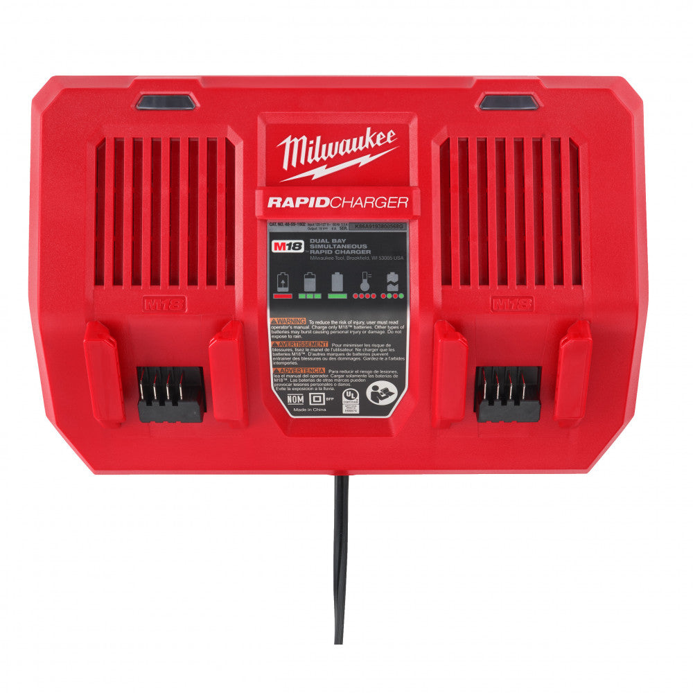 Milwaukee M18™ Dual Bay Rapid Charger