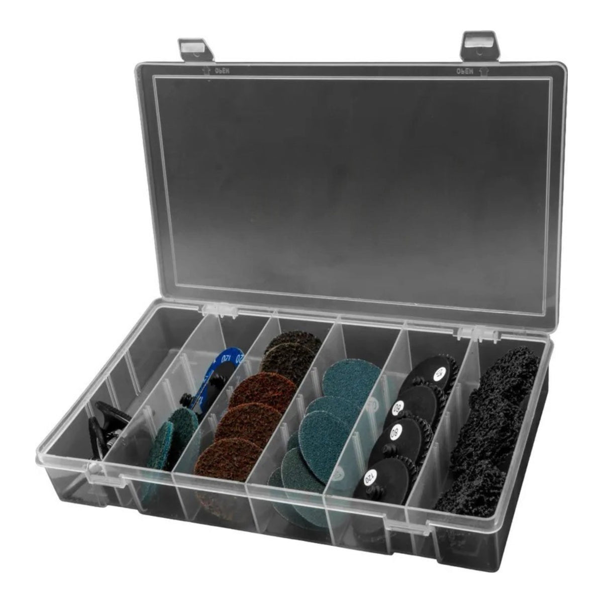 25Pc Sanding Disc Assortment Set